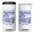 Retro Gulf Of USA 4 in 1 Can Cooler Tumbler America Est 2025 American Flag TS02 One Size: 16 oz White Print Your Wear