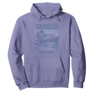 Retro Gulf Of USA Hoodie America Est 2025 American Flag TS02 Violet Print Your Wear