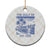 Retro Gulf Of USA Ceramic Ornament America Est 2025 American Flag TS02 1pc Christmas Plaid Print Your Wear