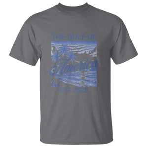 Retro Gulf Of USA T Shirt America Est 2025 American Flag TS02 Charcoal Print Your Wear