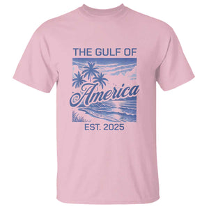Retro Gulf Of USA T Shirt America Est 2025 American Flag TS02 Light Pink Print Your Wear