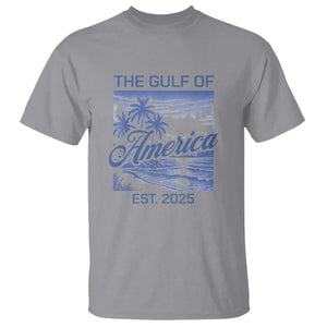 Retro Gulf Of USA T Shirt America Est 2025 American Flag TS02 Sport Gray Print Your Wear