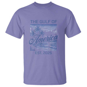 Retro Gulf Of USA T Shirt America Est 2025 American Flag TS02 Violet Print Your Wear