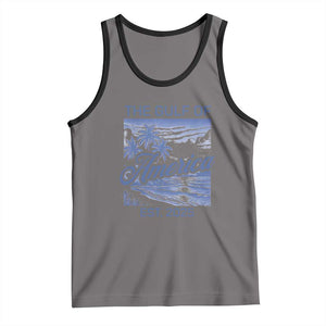 Retro Gulf Of USA Tank Top America Est 2025 American Flag TS02 Deep Heather Black Print Your Wear
