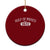 Gulf of Mexico Since 1672 Ceramic Ornament Golfo de Mexico Classic TS02 1pc Red Print Your Wear