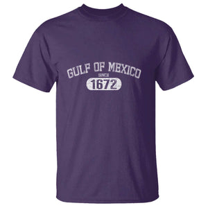 Gulf of Mexico Since 1672 T Shirt Golfo de Mexico Classic TS02 Purple Print Your Wear