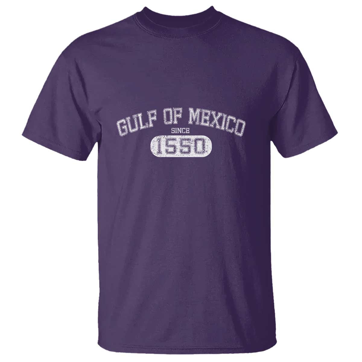 Retro Gulf of Mexico T Shirt Est 1550 Mexican Flag TS02 Purple Print Your Wear