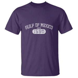 Retro Gulf of Mexico T Shirt Est 1550 Mexican Flag TS02 Purple Print Your Wear