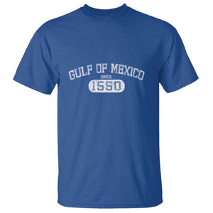 Retro Gulf of Mexico T Shirt Est 1550 Mexican Flag TS02 Royal Blue Print Your Wear