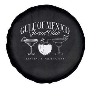 Retro Gulf of Mexico Social Club Spare Tire Cover Progressive Liberal TS02 Print Your Wear