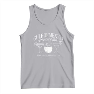 Retro Gulf of Mexico Social Club Tank Top Progressive Liberal TS02 Athletic Heather Print Your Wear