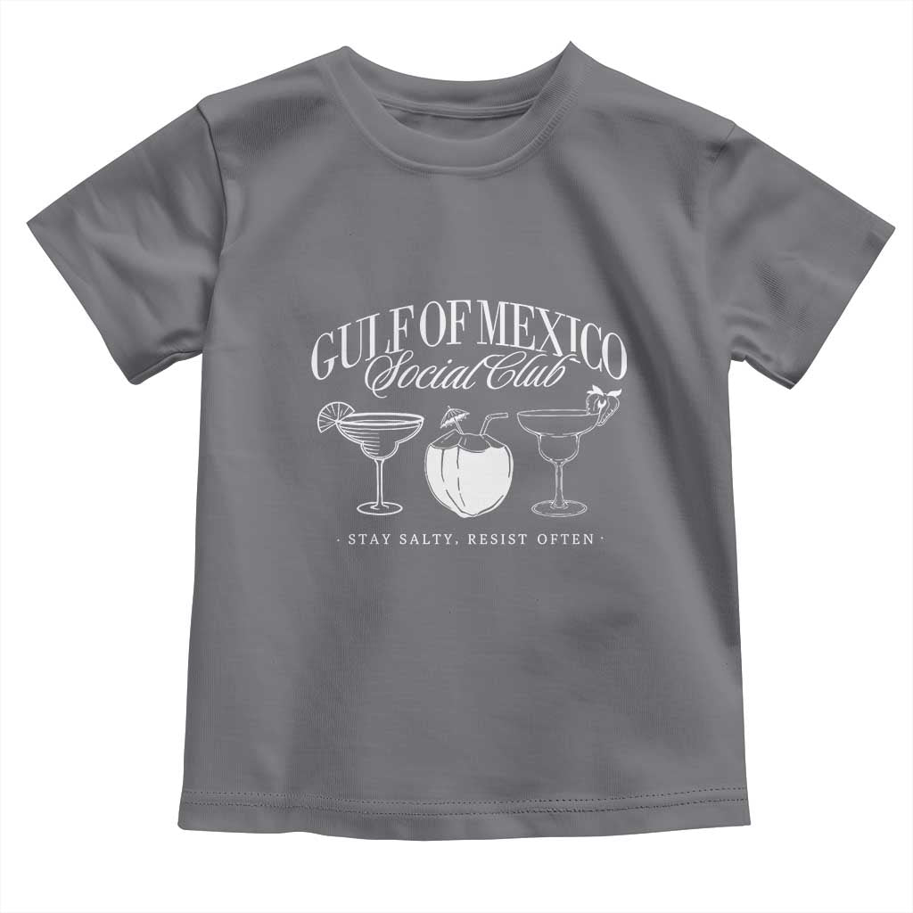 Retro Gulf of Mexico Social Club Toddler T Shirt Progressive Liberal TS02 Charcoal Print Your Wear