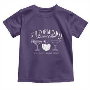 Retro Gulf of Mexico Social Club Toddler T Shirt Progressive Liberal TS02 Purple Print Your Wear