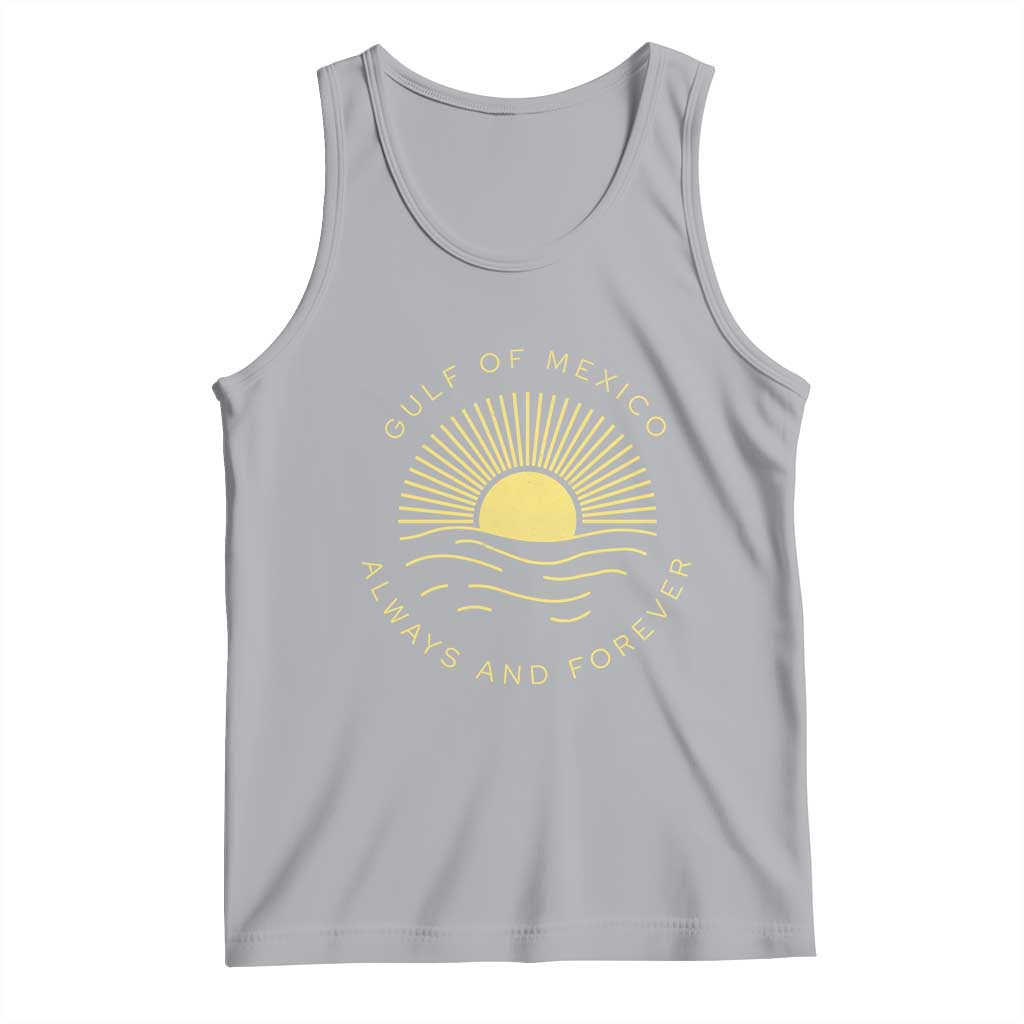 Gulf of Mexico Tank Top Always & Forever Vintage Sunset Political TS02 Athletic Heather Print Your Wear