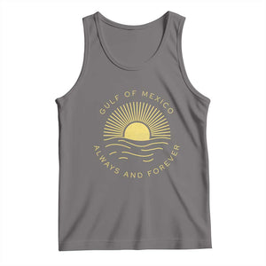 Gulf of Mexico Tank Top Always & Forever Vintage Sunset Political TS02 Deep Heather Print Your Wear