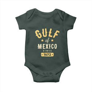 Gulf of Mexico Since 1672 Baby Onesie Golfo de Mexico Classic Vintage TS02 Print Your Wear