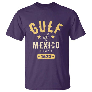 Gulf of Mexico Since 1672 T Shirt Golfo de Mexico Classic Vintage TS02 Purple Print Your Wear