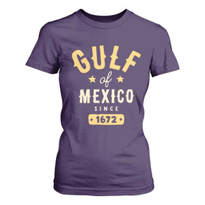 Gulf of Mexico Since 1672 T Shirt For Women Golfo de Mexico Classic Vintage TS02 Purple Print Your Wear