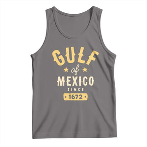 Gulf of Mexico Since 1672 Tank Top Golfo de Mexico Classic Vintage TS02 Deep Heather Print Your Wear
