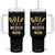 Gulf of Mexico Since 1672 Tumbler With Handle Golfo de Mexico Classic Vintage TS02 One Size: 40 oz Black Print Your Wear