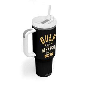 Gulf of Mexico Since 1672 Tumbler With Handle Golfo de Mexico Classic Vintage TS02 Print Your Wear