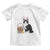 Easter Day Cat Bunny Ears Eggs Graphic Toddler T Shirt TS02 White Print Your Wear
