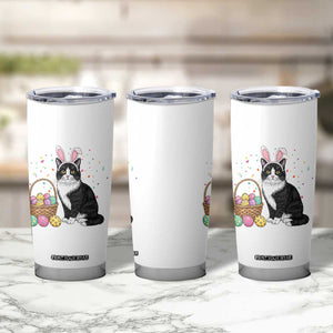 Easter Day Cat Bunny Ears Eggs Graphic Tumbler Cup TS02 Print Your Wear