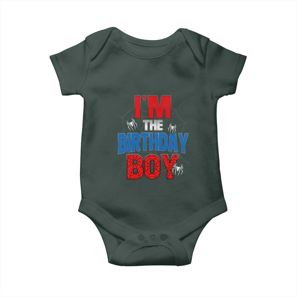 Spider Birthday Boy Baby Onesie Spiders Lover Bday Party TS02 Print Your Wear
