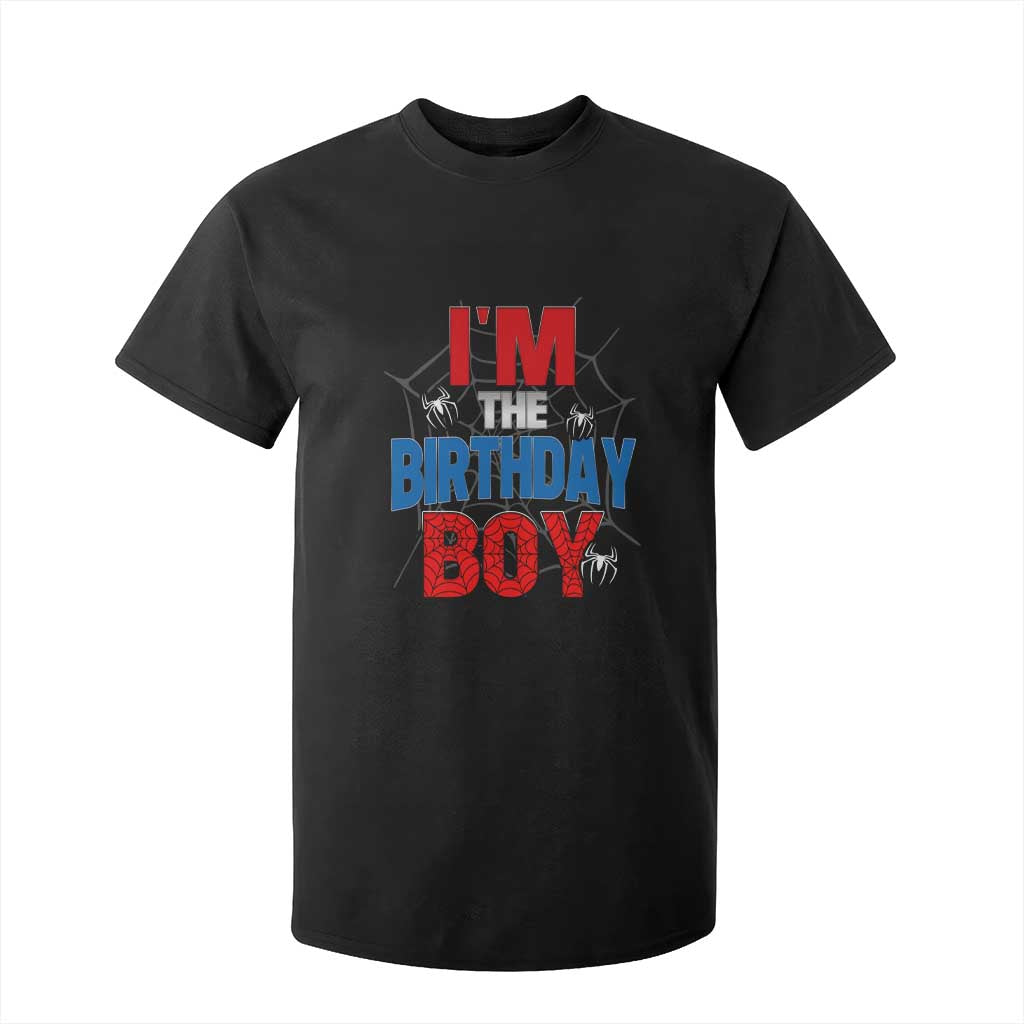 Spider Birthday Boy T Shirt For Kid Spiders Lover Bday Party TS02 Black Print Your Wear