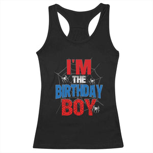 Spider Birthday Boy Racerback Tank Top Spiders Lover Bday Party TS02 Black Print Your Wear
