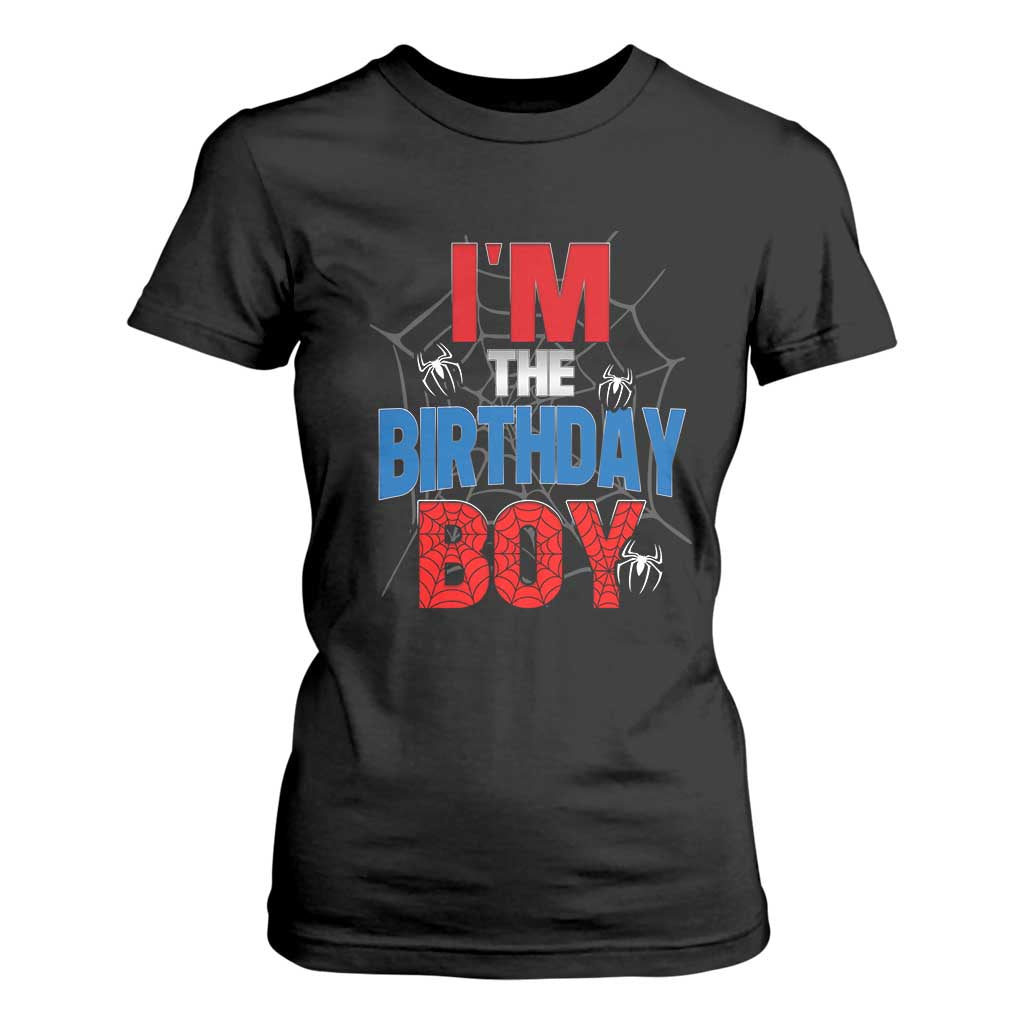 Spider Birthday Boy T Shirt For Women Spiders Lover Bday Party TS02 Black Print Your Wear