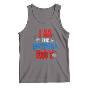 Spider Birthday Boy Tank Top Spiders Lover Bday Party TS02 Deep Heather Print Your Wear