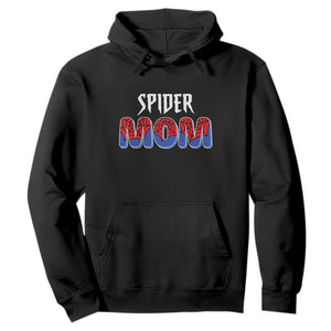 Funny Spider Mom Hoodie Son Birthday Party TS02 Black Print Your Wear