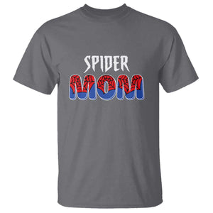 Funny Spider Mom T Shirt Son Birthday Party TS02 Charcoal Print Your Wear