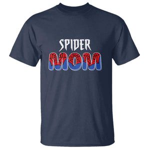 Funny Spider Mom T Shirt Son Birthday Party TS02 Navy Print Your Wear