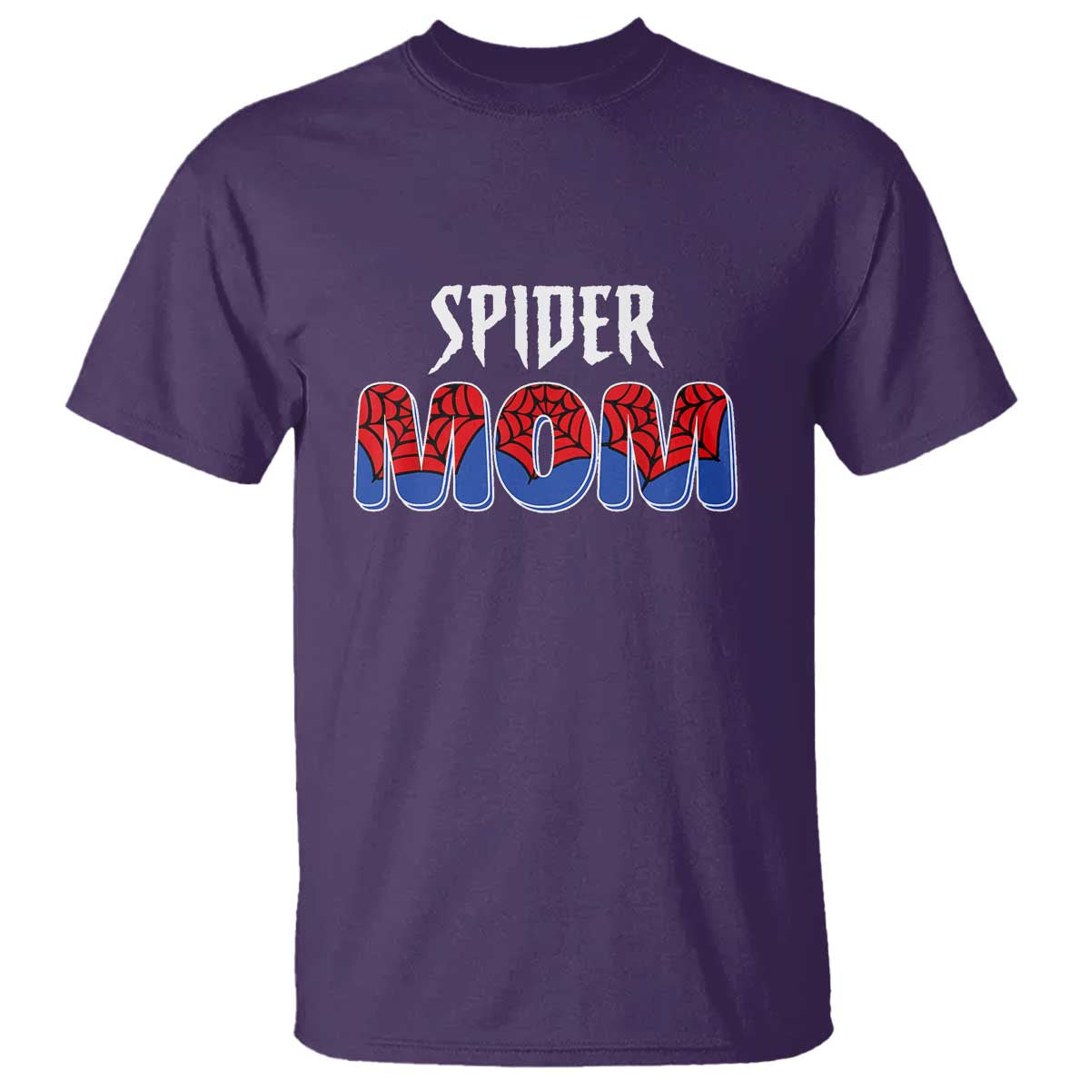 Funny Spider Mom T Shirt Son Birthday Party TS02 Purple Print Your Wear