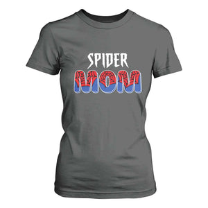 Funny Spider Mom T Shirt For Women Son Birthday Party TS02 Dark Heather Print Your Wear