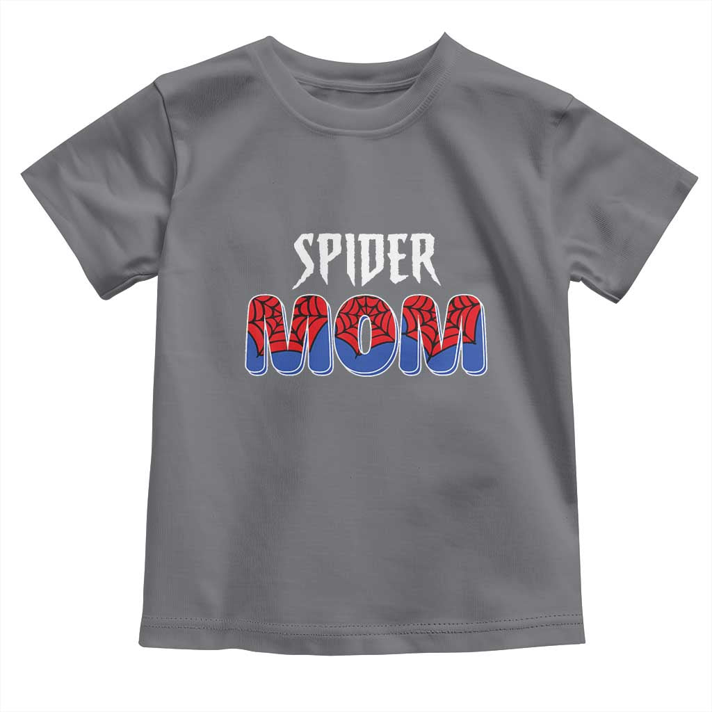 Funny Spider Mom Toddler T Shirt Son Birthday Party TS02 Charcoal Print Your Wear
