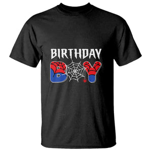 Spider Birthday Boy T Shirt Bday Spiders Party TS02 Black Print Your Wear