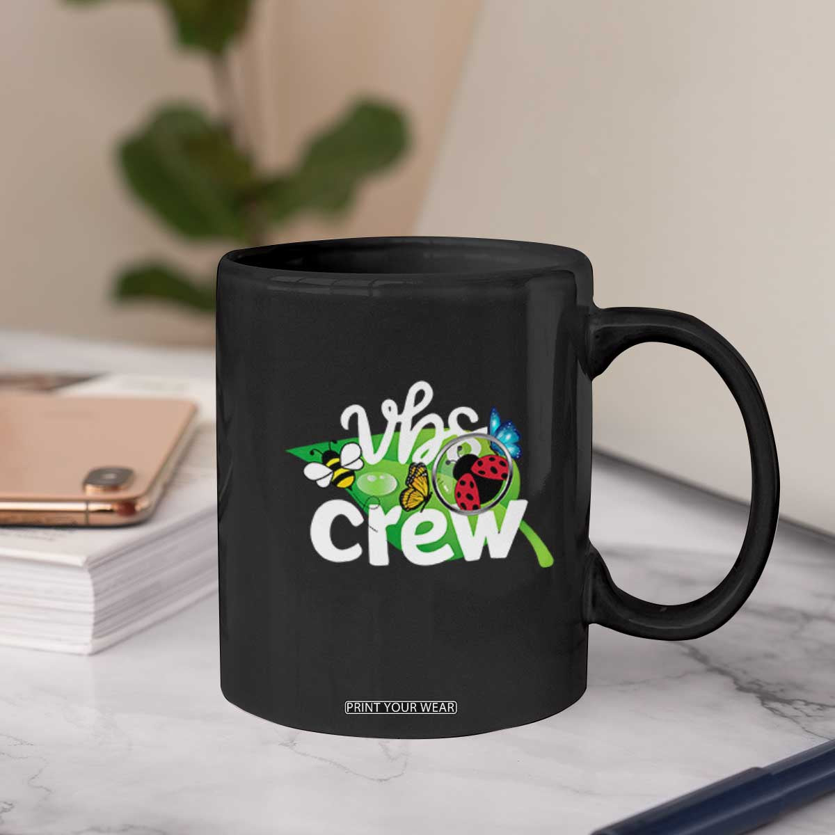 VBS Crew 2025 Coffee Mug Magnified Smallest Insects Adventure Vacation Bible School Squad TS02 Print Your Wear
