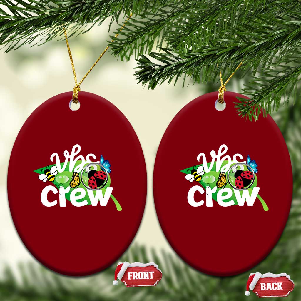 VBS Crew 2025 Ceramic Ornament Magnified Smallest Insects Adventure Vacation Bible School Squad TS02 Print Your Wear