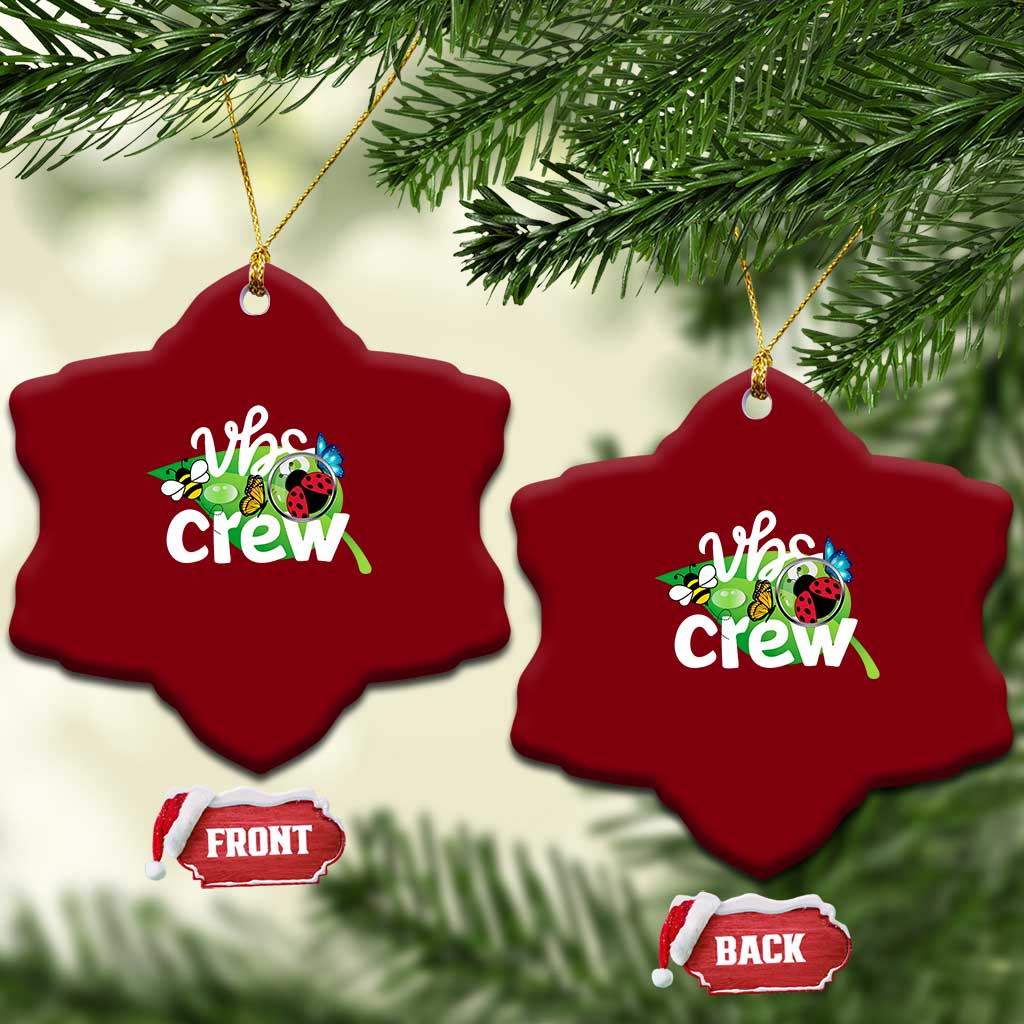 VBS Crew 2025 Ceramic Ornament Magnified Smallest Insects Adventure Vacation Bible School Squad TS02 Print Your Wear