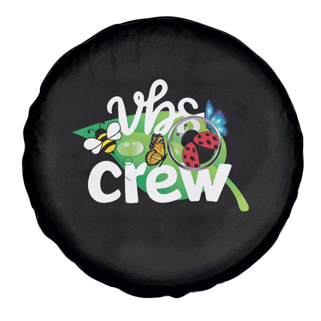 VBS Crew 2025 Spare Tire Cover Magnified Smallest Insects Adventure Vacation Bible School Squad TS02 Print Your Wear