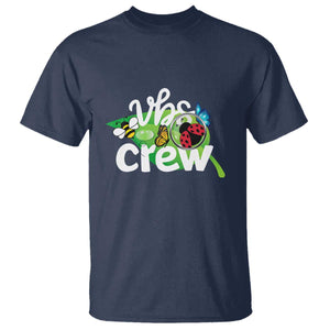 VBS Crew 2025 T Shirt Magnified Smallest Insects Adventure Vacation Bible School Squad TS02 Navy Print Your Wear