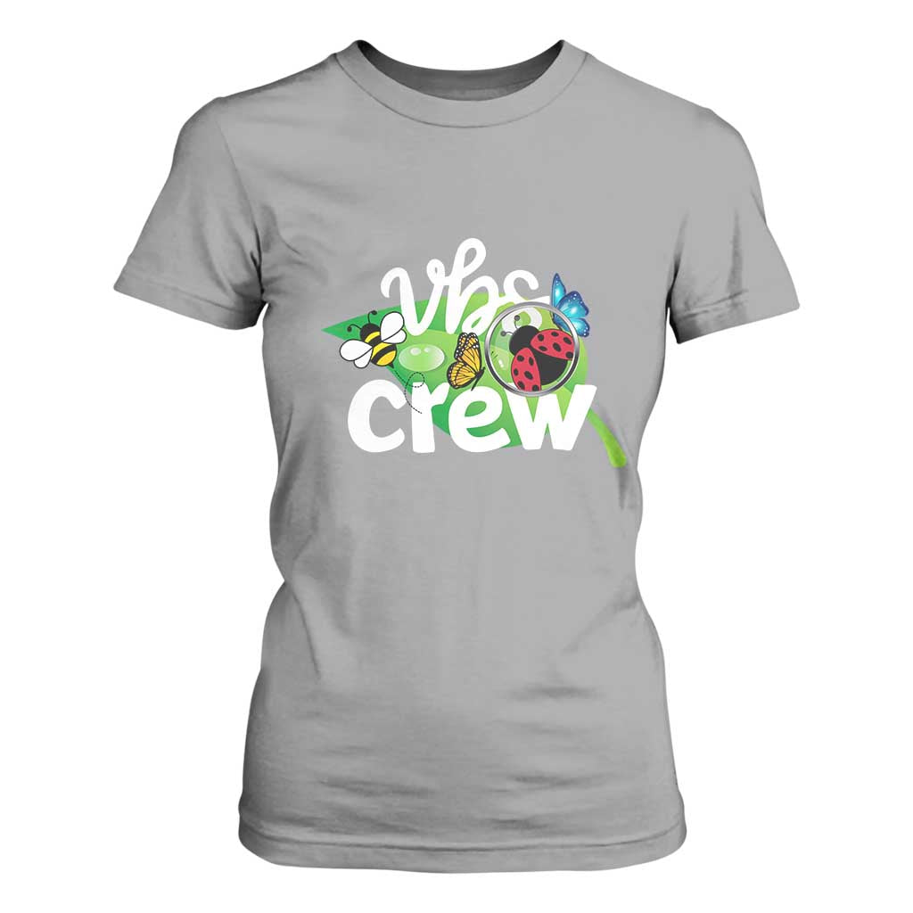 VBS Crew 2025 T Shirt For Women Magnified Smallest Insects Adventure Vacation Bible School Squad TS02 Sport Gray Print Your Wear