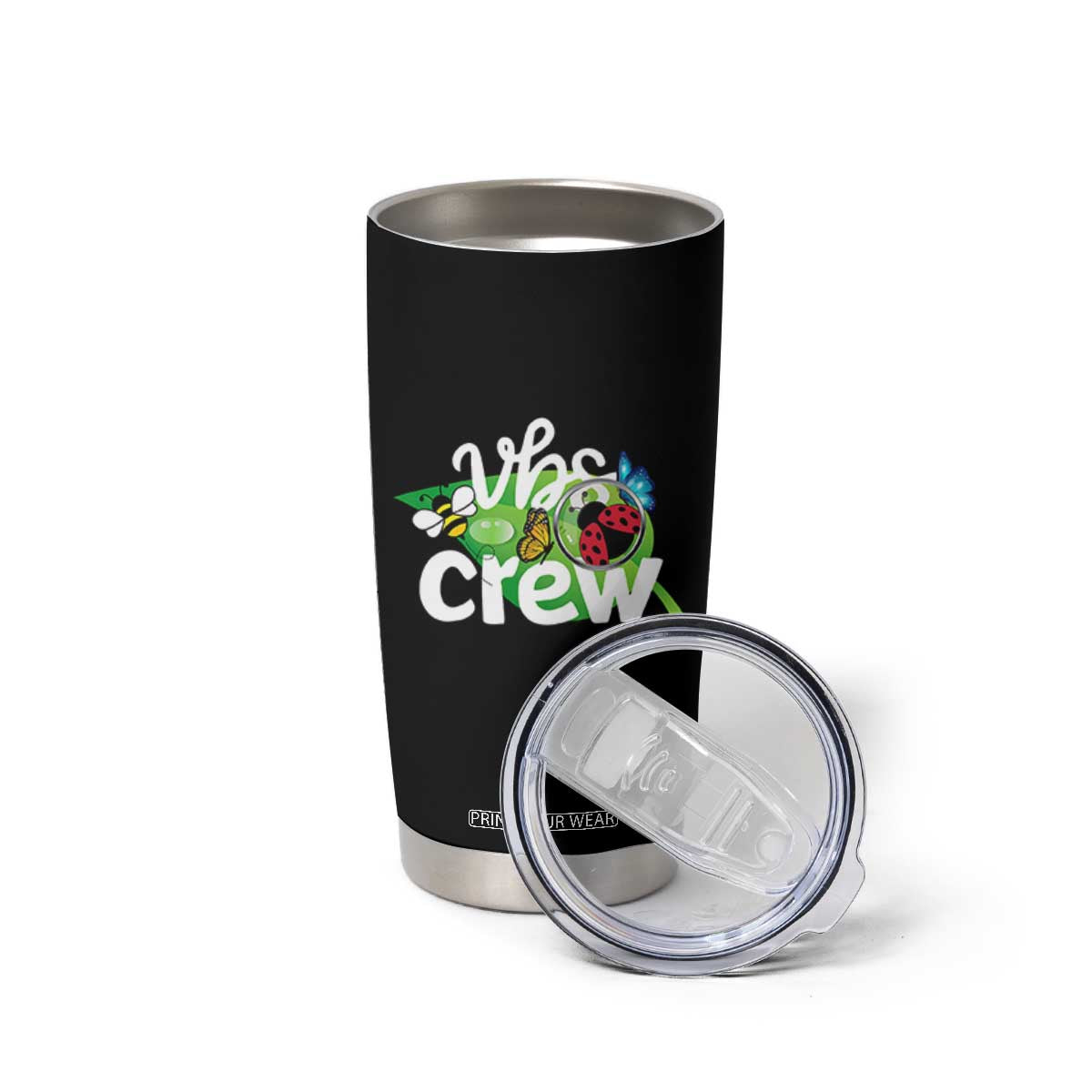 VBS Crew 2025 Tumbler Cup Magnified Smallest Insects Adventure Vacation Bible School Squad TS02 Print Your Wear