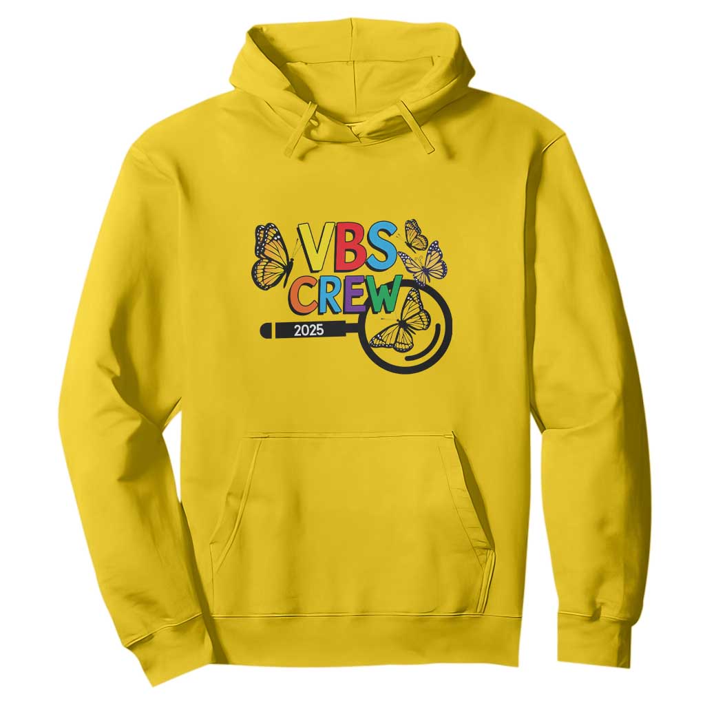 VBS 2025 Hoodie Magnified Vacation Bible School Butterfly VBS Team TS02 Daisy Print Your Wear