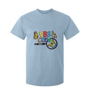 VBS 2025 T Shirt For Kid Magnified Vacation Bible School Butterfly VBS Team TS02 Light Blue Print Your Wear