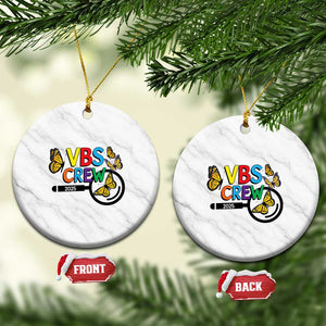 VBS 2025 Ceramic Ornament Magnified Vacation Bible School Butterfly VBS Team TS02 1pc White Marble Print Your Wear