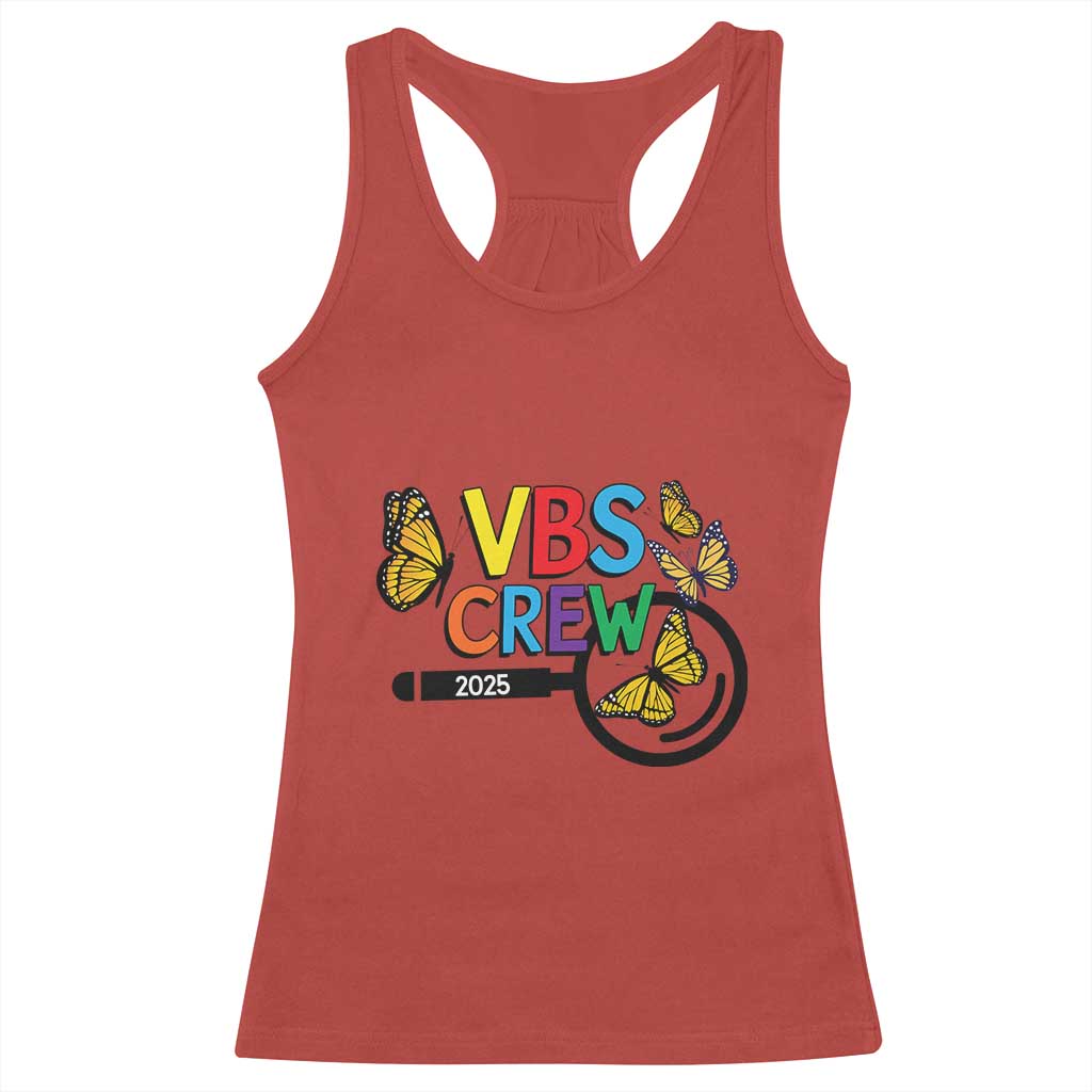 VBS 2025 Racerback Tank Top Magnified Vacation Bible School Butterfly VBS Team TS02 Red Print Your Wear